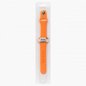 Ремешок ApW для "Apple Watch 38/40/41 mm" Sport Band (S) (light orange)