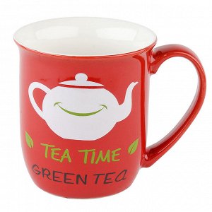 Кружка керамическая "Tea time" v=260мл. (4вида) (min12) (транспортная упаковка)
