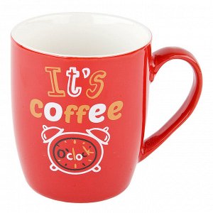 Кружка керамическая "Coffee time" v=240мл. (4вида) (min12) (транспортная упаковка)