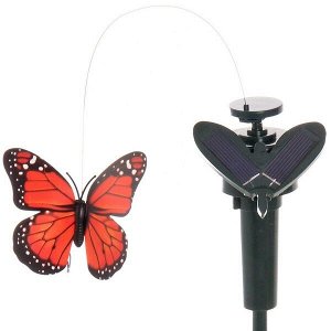 Фигура для отпугивания птиц "Летающая бабочка" 30см на солнечной батарее