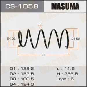 Пружина подвески MASUMA front VITZ/ NCP10, SCP10