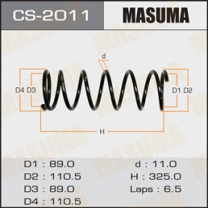Пружина подвески MASUMA rear CUBE/ Z10