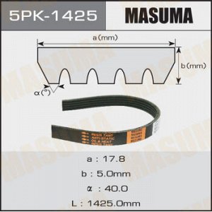 Ремень ручейковый MASUMA 5PK-1425