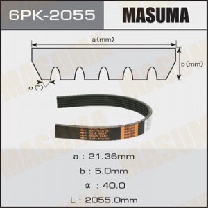 Ремень ручейковый MASUMA 6PK-2055