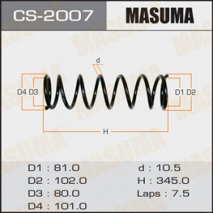 Пружина подвески MASUMA front CUBE/ Z10