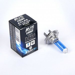Галогенная лампа AVS ATLAS BOX, H7, 12 В, 55 Вт, 5000К, 1 шт.