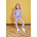 Брюки для девочки KAFTAN &quot;Happy&quot; р.32 (110-116), серый