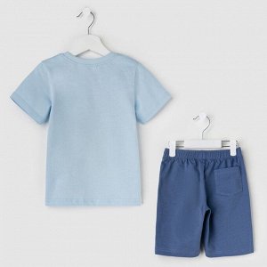 Комплект для мальчика, цвет голубой, рост, (60)
