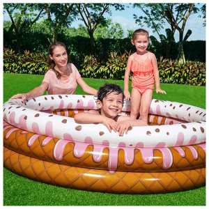 Бассейн надувной Sundae Funday, 160 x 160 х 38 см, 51144 Bestway