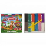 Пластилин 12цв 180гр. ПЛ12КР Creativiki {Россия}