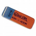 Ластик 6521/40 BLUE STAR сине-красный 55*20*5мм Koh-I-Noor {Чехия}