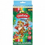 Карандаши 12цв КЦ12КР Creativiki {Китай}