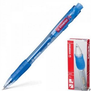 Ручка автоматическая шариковая 318/41 синяя 0.45мм Marathon STABILO {Малайзия}