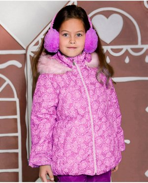 Зимняя куртка для девочки Цвет: розовый