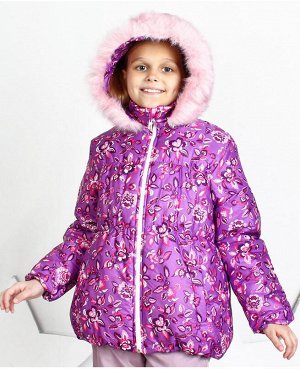 Зимняя куртка для девочки Цвет: фиолет