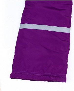 Теплые штаны для девочки на осень-весну Цвет: фиолет
