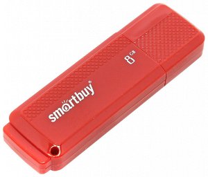 Флешка UFD Smartbuy 8GB Dock Red  (SB8GBDK-R)