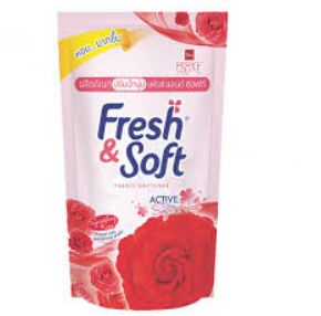 LION Essence Fresh & Soft Кондиционер для белья 600мл, "Red Rose" мягк.упаковка, Таиланд