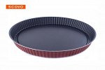 Форма антипригарная круглая 28см для пирога Забава ТМ Scovo