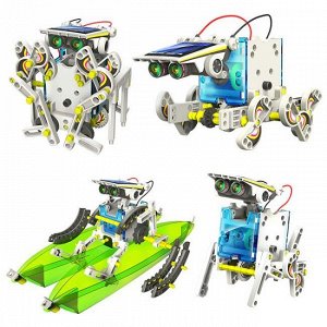 Робот-конструктор на солнечных батареях 14 в 1