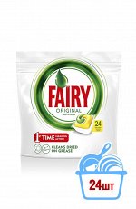 FAIRY All in 1 Средство для мытья посуды в капсулах д/автоматических посудомоечных машин Лимон 24шт