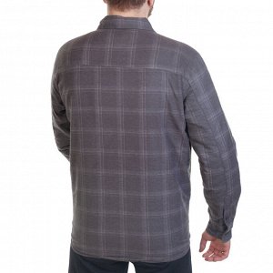 Теплая мужская рубашка Mantaray – уютный хлопок, крупная клетка, карманы на груди и по бокам