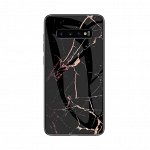 Чехол стекло с рисунком на телефон Huawei