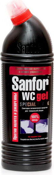 Чист.гель SANFOR 1л WC Special Black д/генеральной уборки