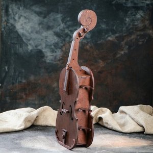 Мини-бар деревянный "Скрипка", 48 см