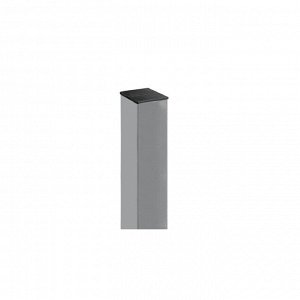 Столб 2,5м 62х55х1,4мм 5 отв. под бетон цинк неокрашен. с заглушкой GL, шт