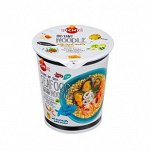 Лапша б/п Пикник со вкусом морепродуктов 60г 1/12 (стакан)