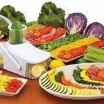 Нарезка овощей и фруктов, ножи, точилки