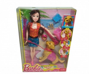 Кукла Barbie с собачкой