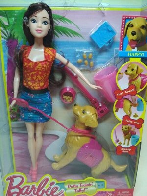 Кукла Barbie с собачкой