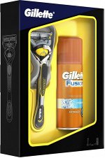 Подарочный набор GILLETTE Fusion ProShield Бритва с 1 сменной кассетой+Гель д/бр Увлажняющий 75мл