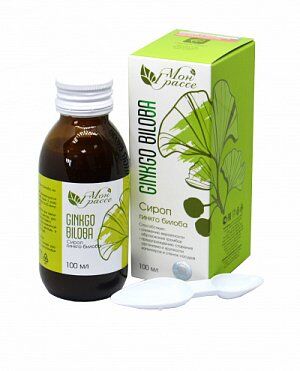 GINKGO BILOBA сироп гинкго билоба. Для здоровья сосудов.