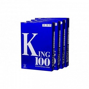 Бумага A4 "В" класс KING100, 80г/м2, 500л., 164%