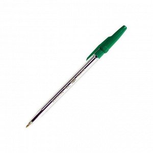 Ручка шариковая "Corvina 51", зеленая, 1мм, прозрачный корпус