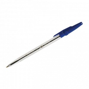 Ручка шариковая "Corvina 51", синяя, 1мм, прозрачный корпус