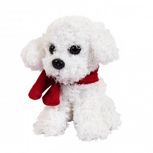 Мягкая игрушка Собака с шарфиком, 16см97