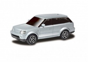 344009S-SIL Машинка металлическая Uni-Fortune RMZ City 1:64 Range Rover Sport, без механизмов, цвет серебристый, 9 x 4.2 x 4 см, 36шт в дисплее