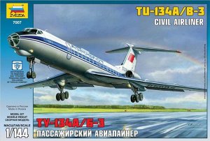 Набор подарочный-сборка Пассажирский авиалайнер Ту-134А/Б-32