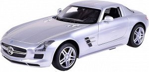 47600S Машинка на радиоуправлении RASTAR Mercedes-Benz SLS AMG, цвет серебряный 40MHZ, 1:14