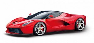 Машина р/у 1:14 Ferrari LaFerrari, со световыми эффектами, открываются двери, 34х15х8см, цвет красный 27MHZ30