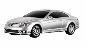 Машина р/у 1:24 Mercedes CL63 AMG, 28,5х14х12см, цвет серебряный 27MHZ226