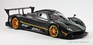 Машина р/у 1:24 Pagani Zonda R, 20,3*8,6*5 см, цвет чёрный 27MHZ487