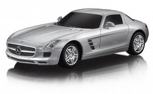 Машина р/у 1:24 Mercedes SLS AMG, 19см, цвет серебряный 40MHZ337