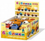 Машинка &quot;Бублик&quot; Спецтехника в шоу-боксе в упаковке 7 шоубоксов по 18шт.314