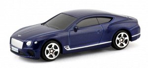 Машинка металлическая Uni-Fortune RMZ City 1:64 The Bentley Continental GT 2018 (цвет синий)1906