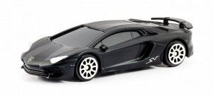 Машинка металлическая Uni-Fortune RMZ City 1:64 Lamborghini Aventador LP 750-4 Superveloce (цвет черный матовый)444